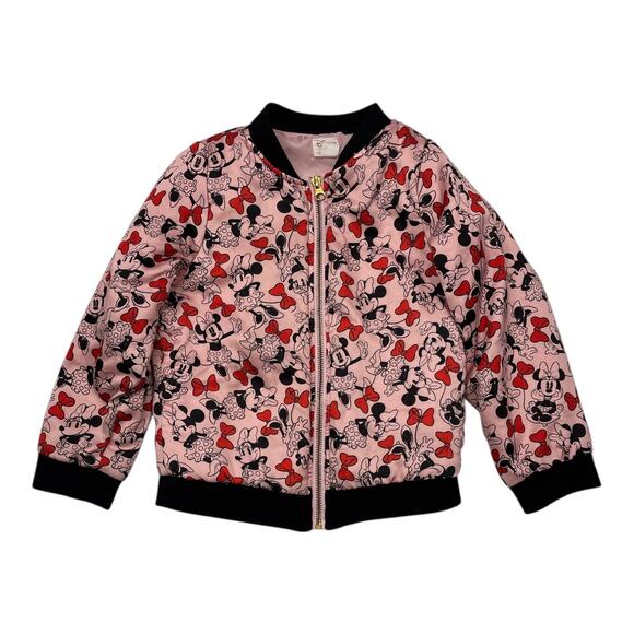 Disney Collection by Tutu Couture Girls Minnie Mouse Quilted Jacket Toddler 5/6 - Picture 1 of 4